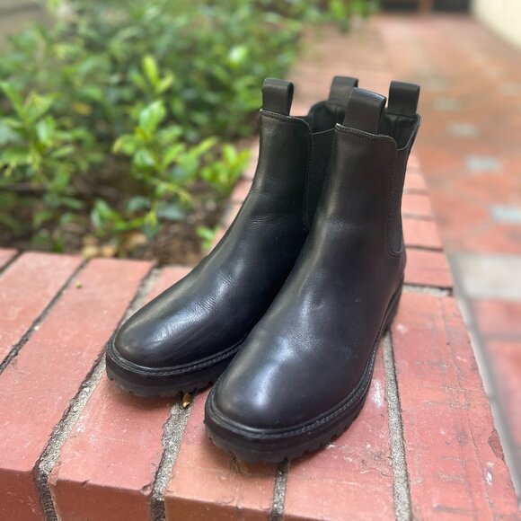 Everlane Lug Chelsea Boot - Black - Size 11 - Picture 1 of 6